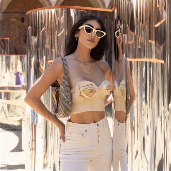 Zara blogger favorite floral crop top - Picture 10 of 11